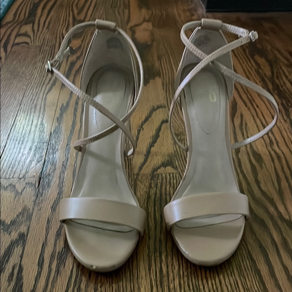Mix No. 6 Beige Strappy Heels